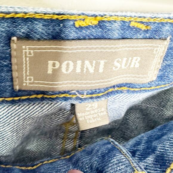 J Crew Point Sur Womens Jeans Nipped Straight Leg Stretch Rodeo Wash Size 29 - Picture 6 of 11